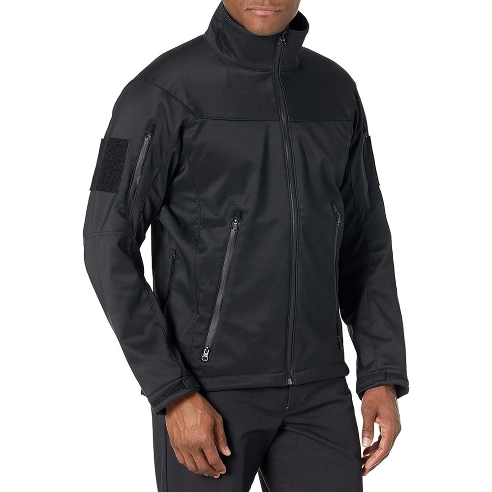 TRU-SPEC 24-7 Tactical Softshell Jacket Black Size X-Large
